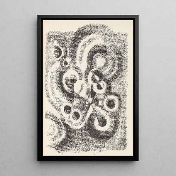 Montherlant H La relève du matin - Robert Delaunay — quadro incorniciato alla parete