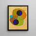 Ritmi di sollievo - Robert Delaunay — quadro incorniciato alla parete