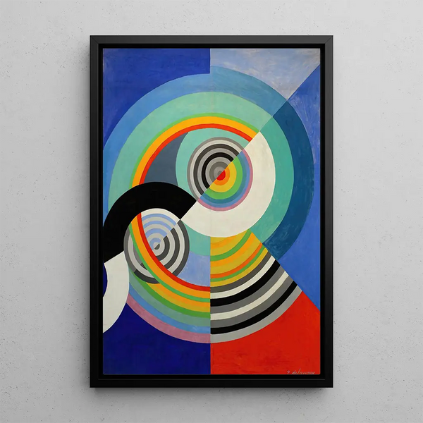 Rythme n° 3 - Robert Delaunay — quadro incorniciato alla parete