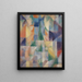 Finestra che dà sulla città - Robert Delaunay — quadro incorniciato alla parete