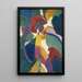Femme avec une ombrelle - Robert Delaunay — quadro incorniciato alla parete