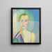 Studio per il Ritratto di Madame Heim - Robert Delaunay — quadro incorniciato alla parete