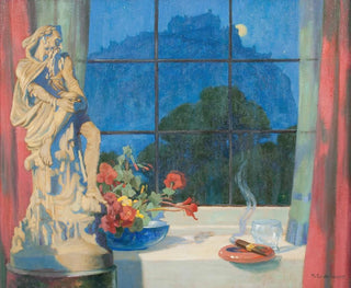 Da la mia finestra dello studio a Edimburgo - Robert Easton Stuart — vista dell’opera