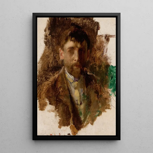 Autoportrait - Robert Frederick Blum — quadro incorniciato alla parete
