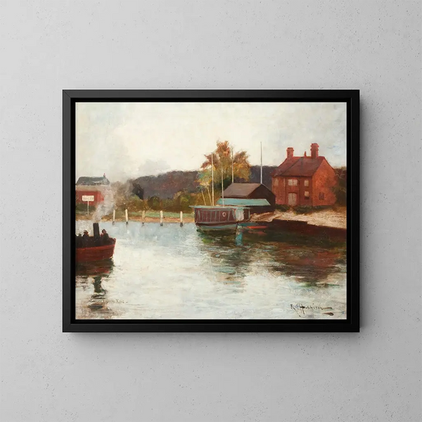 I pescatori completi - Robert Gemmell Hutchison — quadro incorniciato alla parete
