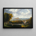 Vista sul fiume Hudson dalla chiesa olandese di Tarrytown Beekman Manor House - Robert Havell Jr — quadro incorniciato alla parete