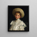 Fille hollandaise en blanc - Robert Henri — quadro incorniciato alla parete