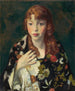Edna Smith in un wrap giapponese - Robert Henri — vista dell’opera