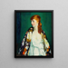 Edna - Robert Henri — quadro incorniciato alla parete