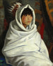 Fille indiana in una coperta bianca - Robert Henri — vista dell’opera