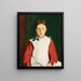 Piccola ragazza irlandese - Robert Henri — quadro incorniciato alla parete