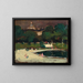 Cielo tempestoso sui giardini di Lussemburgo - Robert Henri — quadro incorniciato alla parete
