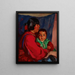Maria e bambino - Robert Henri — quadro incorniciato alla parete