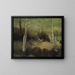 Primavera nella foresta di Fontainebleau - Robert Henri — quadro incorniciato alla parete