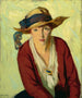 Il cappello da spiaggia - Robert Henri — vista dell’opera