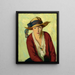 Il cappello da spiaggia - Robert Henri — quadro incorniciato alla parete