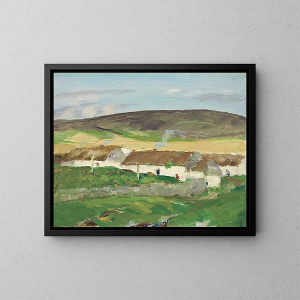 Le Cottage Blanc, Irlanda - Robert Henri — quadro incorniciato alla parete