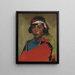 Giovane maschio del villaggio di Tesuque - Robert Henri — quadro incorniciato alla parete