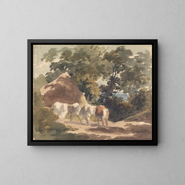 Souvenir de Gainsborough - Robert Hills — quadro incorniciato alla parete