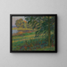 Banc au bord de l'eau - Robert Hoffmann — quadro incorniciato alla parete