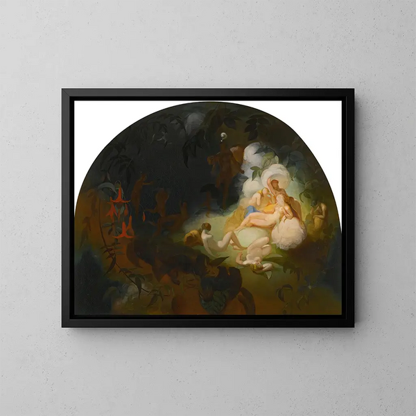 Titania dort - Robert Huskisson — quadro incorniciato alla parete