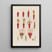 Anatomie dell'Agave o Aloe americano - Robert John Thornton — quadro incorniciato alla parete