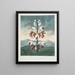 Le Limodoron de Chine - Robert John Thornton — quadro incorniciato alla parete