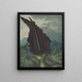 L'Arum dragon - Robert John Thornton — quadro incorniciato alla parete