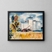 Elevatore di cereali del Kansas - Robert Johnson — quadro incorniciato alla parete