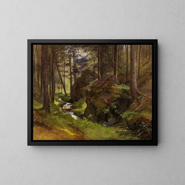Le Vallon des Merles - Robert Kummer — quadro incorniciato alla parete