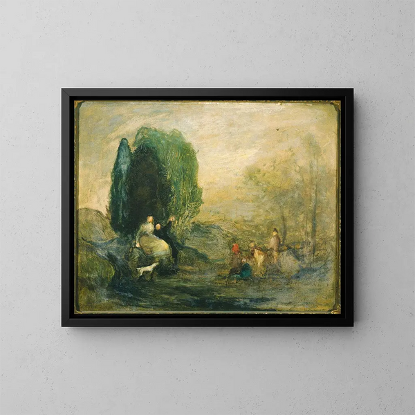 L'alouette - Robert Loftin Newman — quadro incorniciato alla parete