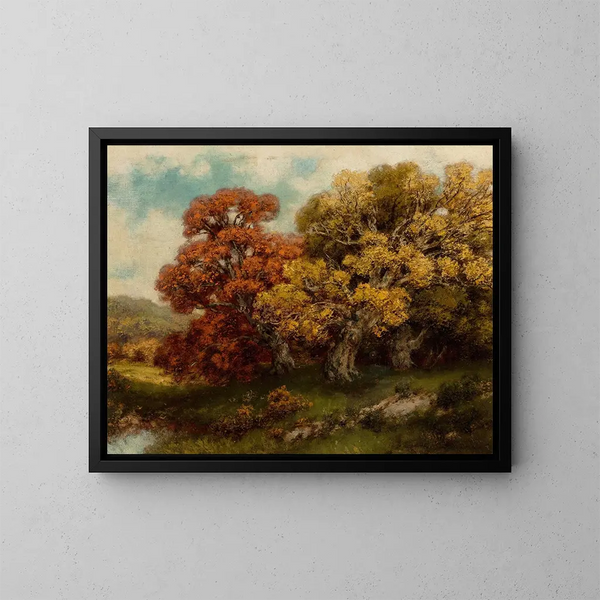 Fogliame degli Adirondacks - Robert Melvin Decker — quadro incorniciato alla parete