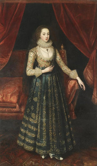 Robert Peake the Elder - Portrait of a Lady.webp
