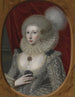 Ritratto di una donna, possibilmente Frances Cotton, Lady Montagu di Boughton Castle, Northamptonshire - Robert Peake l'Ancien — vista dell’opera