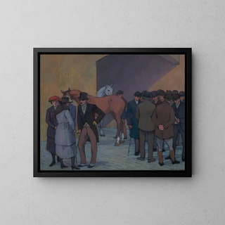 Robert Polhill Bevan - A Morning at Tattersalls.webp