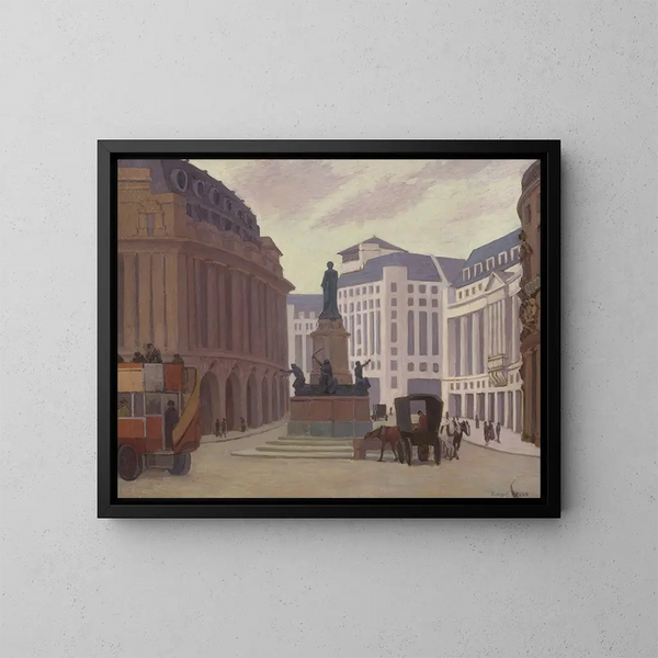 Aldwych - Robert Polhill Bevan — quadro incorniciato alla parete