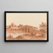 Un pont dans un paysage - Robert Price — quadro incorniciato alla parete