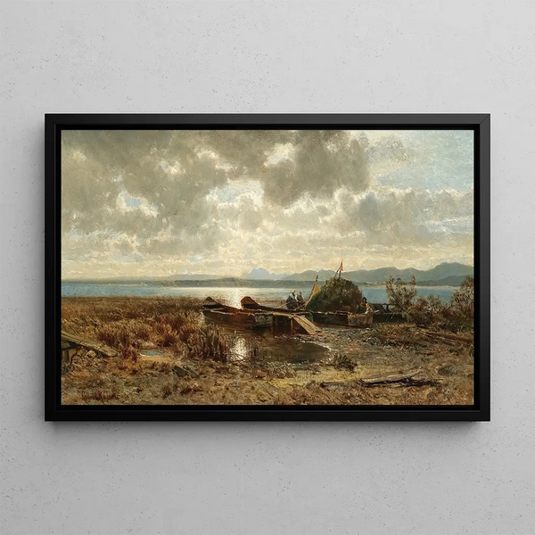 Robert Russ - Abend am Chiemsee.webp