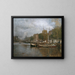 Canal a Rotterdam - Robert Russ — quadro incorniciato alla parete