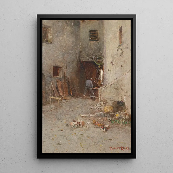 Partie di Klausen - Robert Russ — quadro incorniciato alla parete