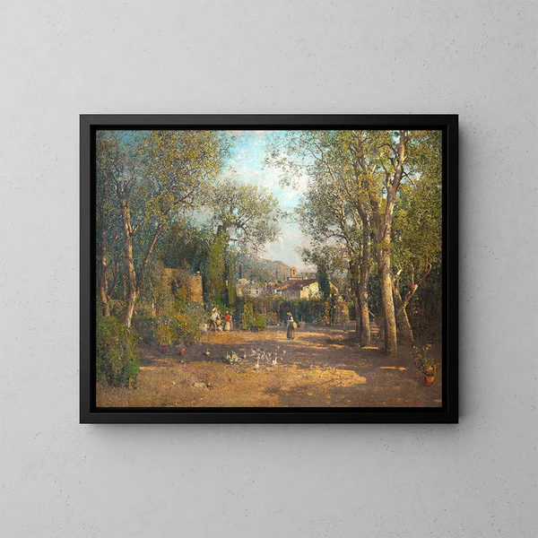 Parte della Val Lagarina - Robert Russ — quadro incorniciato alla parete