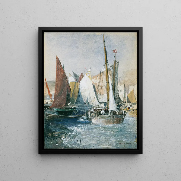 Vele - Robert Russ — quadro incorniciato alla parete