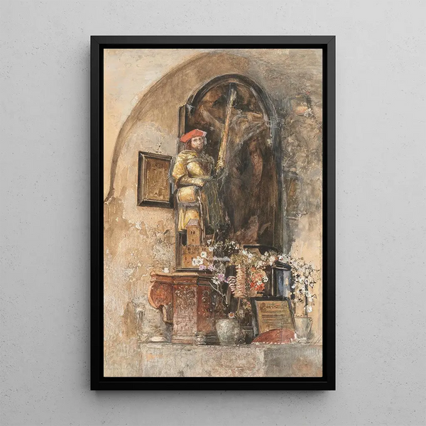 Studio di un altare - Robert Russ — quadro incorniciato alla parete