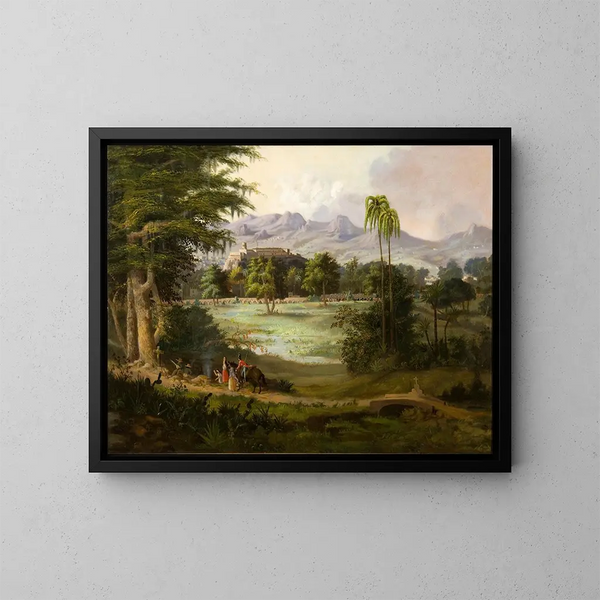 Château de Chapultepec - Robert S. Duncanson — quadro incorniciato alla parete