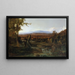 paesaggio con pastore - Robert S. Duncanson — quadro incorniciato alla parete