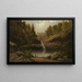 Bacino di montagna - Robert S. Duncanson — quadro incorniciato alla parete