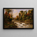 su Saint-Anne, Est del Canada, 1863 - Robert S. Duncanson — quadro incorniciato alla parete
