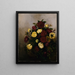 Nature morte con rose - Robert S. Duncanson — quadro incorniciato alla parete