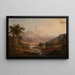Paesaggio scozzese - Robert S. Duncanson — quadro incorniciato alla parete
