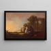 Zio Tom e la piccola Eva - Robert S. Duncanson — quadro incorniciato alla parete